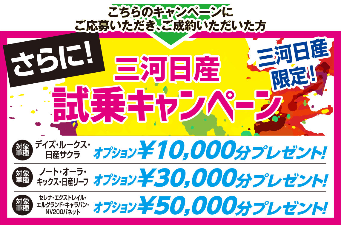 試乗キャンペーン